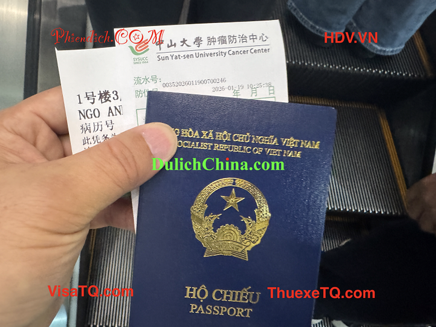 dịch vụ phiên dịch tiếng Trung Việt khám chữa bệnh tại Quảng Châu.