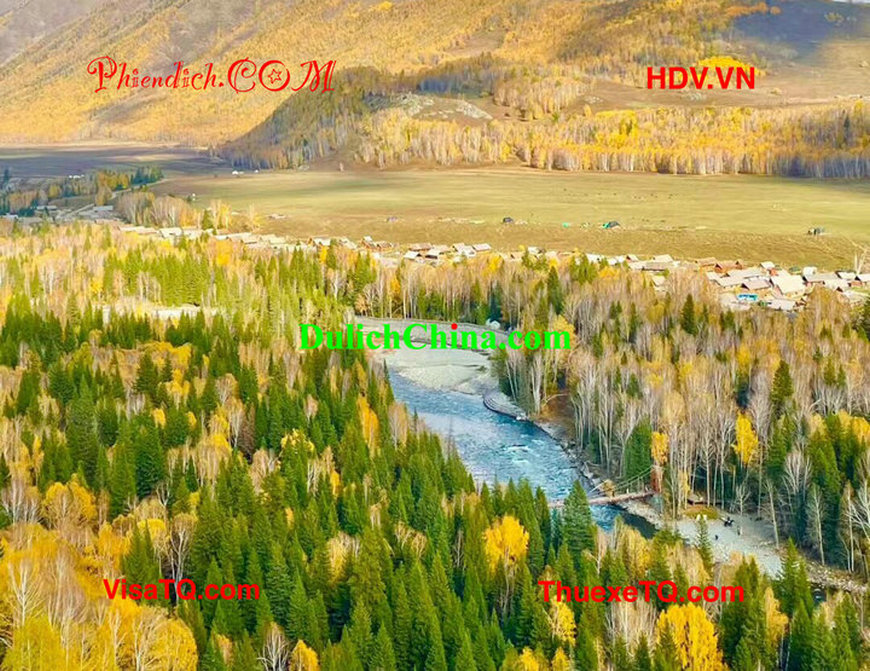 Mùa thu Tân Cương đẹp như tranh vẽ, hãy lên lịch trình làm 1 chuyến du lịch Tân Cương nhé.