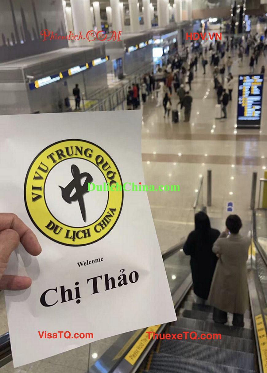 Dịch vụ thuê xe du lịch đón tiễn khách Việt tại sân bay Phố Đông Thượng Hải.